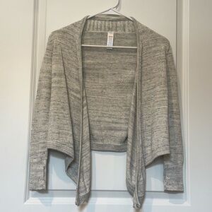 Ivivva Light Gray Wrap Sweater